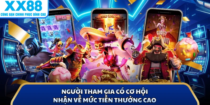 Nổ Hũ Kho Tàng Ngũ Long - Siêu Phẩm Slot Đáng Để Thử Tại X88 3 Người tham gia có cơ hội nhận về mức tiền thưởng cao